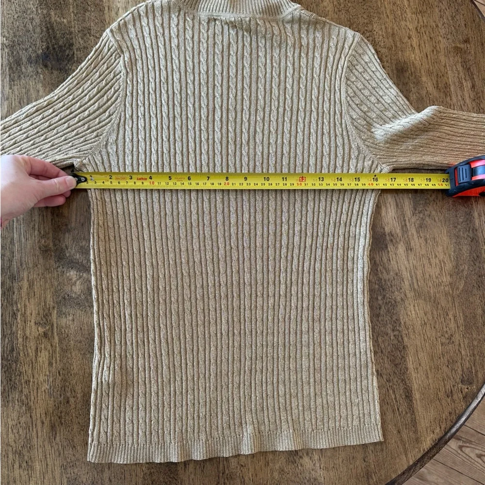 Ralph Lauren Gold Knit Sweater - Picture 5 of 6